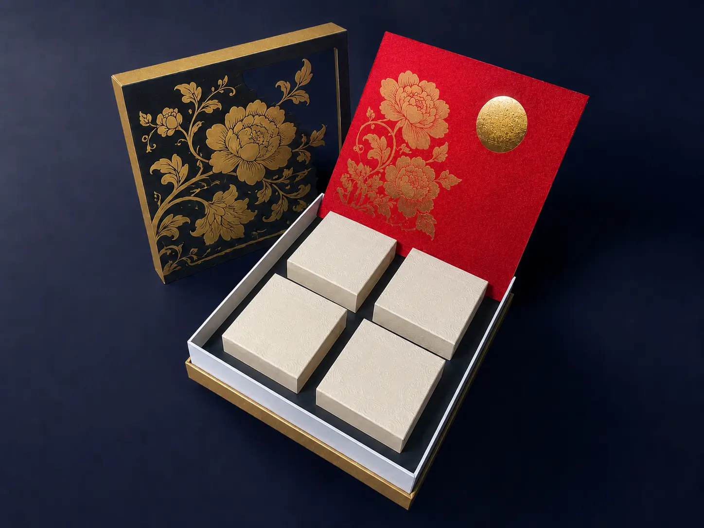 Hộp Bánh Trung Thu Cao Cấp – Thiết Kế Sang Trọng, Nâng Tầm Giá Trị Quà Tặng