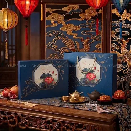 Hộp Đựng Bánh Trung Thu Cao Cấp, Thiết Kế Độc Quyền Theo Yêu Cầu