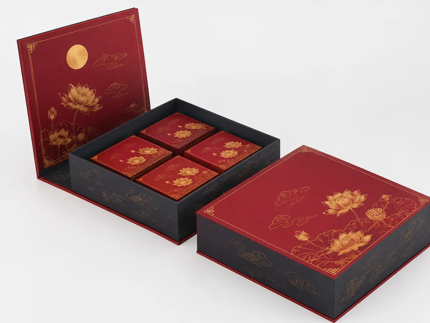 In Hộp Bánh Trung Thu Hộp Chữ Nhật – Bao Bì Sang Trọng Cho Mùa Trăng Đoàn Viên