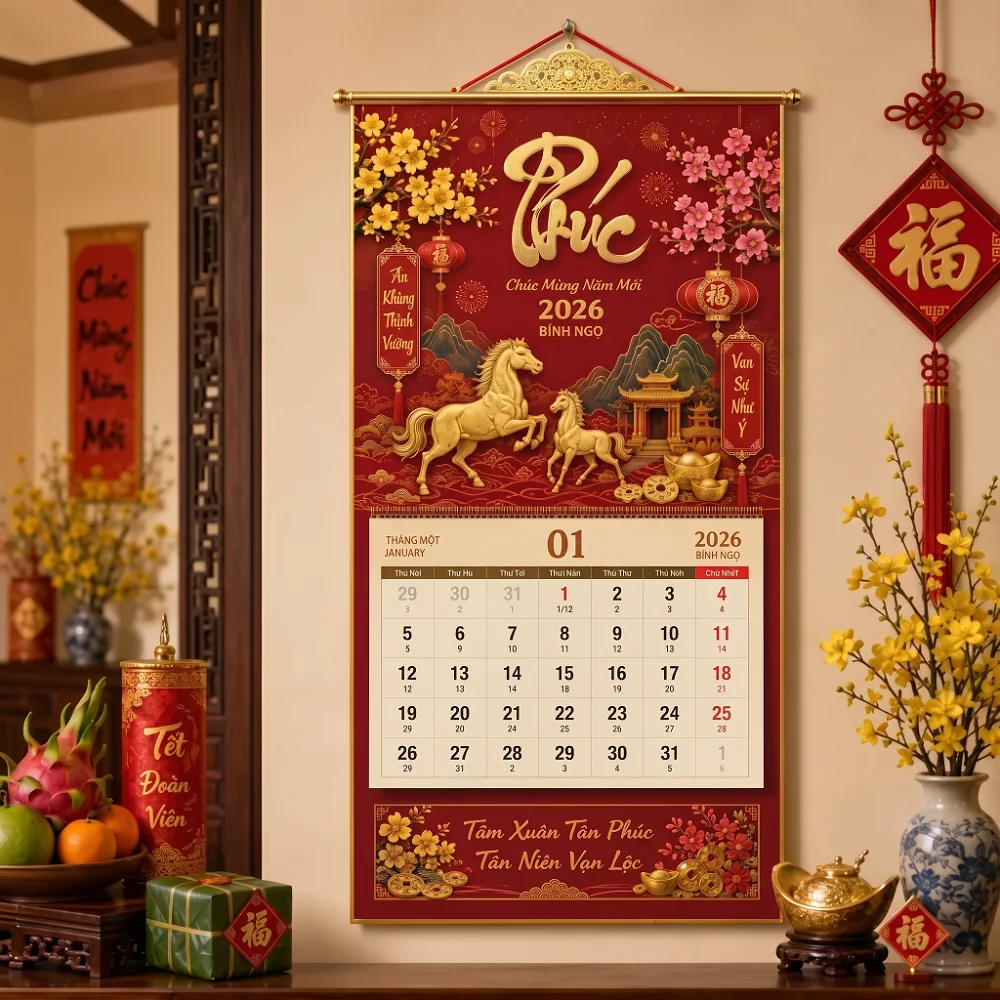 Lịch treo tường - Ảnh 5